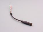 Picture of Female NW Dongle Cable, All Signals, 6", 8MM Strain Relief