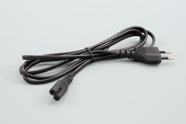 Picture of EU  2-Pin Plug to Power Cord, 6 Foot (C7 to EU)