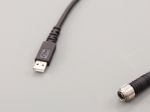 Picture of TacLink/UltraLink   to USB A cable Length:  16 Inch (NSN:  5995-01-678-7971)