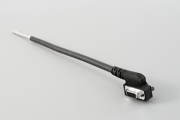 Picture of DAGR J2 Data Cable Right Angle Low Profile Dongle 12"