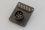 Picture of SMBus Flush Panel Mount, 5 Keyways, 5 Pogo Pins +Gasket 