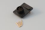 Picture of SMBus Flush Panel Mount, 5 Keyways, 5 Pogo Pins +Gasket 