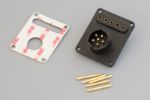Picture of SMBus Flush Panel Mount, 4 Keyways, 5 Pogo Pins +Gasket 