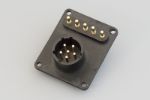 Picture of SMBus Flush Panel Mount, 5 Keyways, 5 Pogo Pins +Gasket 