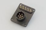 Picture of SMBus Flush Panel Mount, 5 Keyways, 5 Pogo Pins +Gasket 