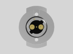 Picture of 3 Pin Flywheel Twist Lock Battery Connector 
